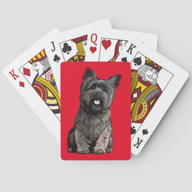Cairn Terrier Playing Cards (Back)