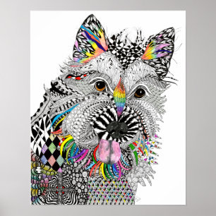 Cairn Terrier Poster - 16" x 20"