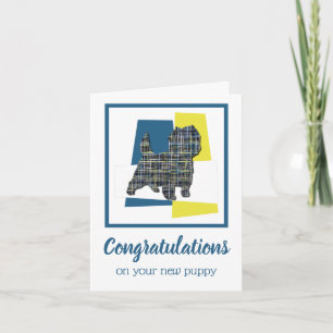 Cairn Terrier Puppy Congratulations Greeting Card