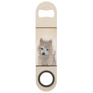 Cairn Terrier Puppy Painting - Original Dog Art