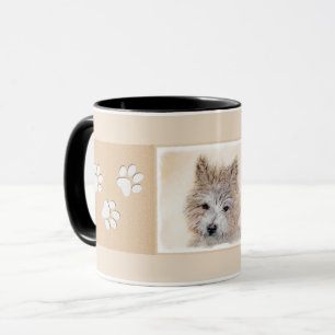 Cairn Terrier Puppy Painting - Original Dog Art Mug