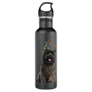 Cairn Terrier Reindeer Christmas Dog 710 Ml Water Bottle