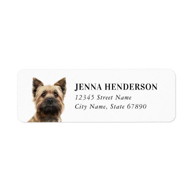 Cairn Terrier Return Address Labels (Front)