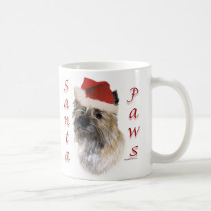 Cairn Terrier Santa Paws Coffee Mug