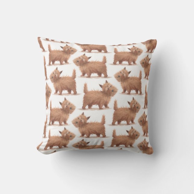 Cairn Terrier - Scottish Dog Cushion (Front)