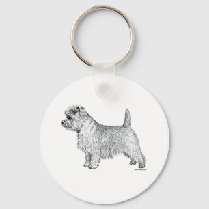 Cairn Terrier Side Key Ring
