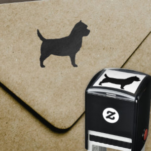 Cairn Terrier Silhouette Self-inking Stamp