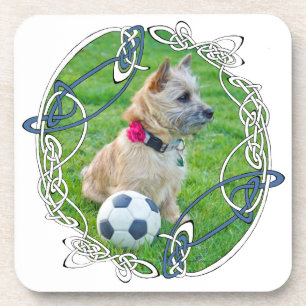 Cairn Terrier Soccer Coaster