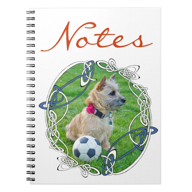 Cairn Terrier Soccer Notebook (Front)