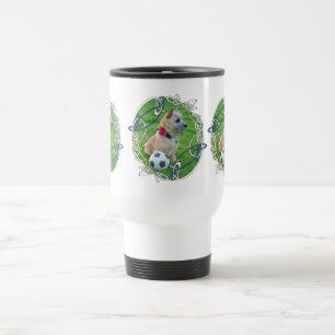 Cairn Terrier Soccer Travel Mug