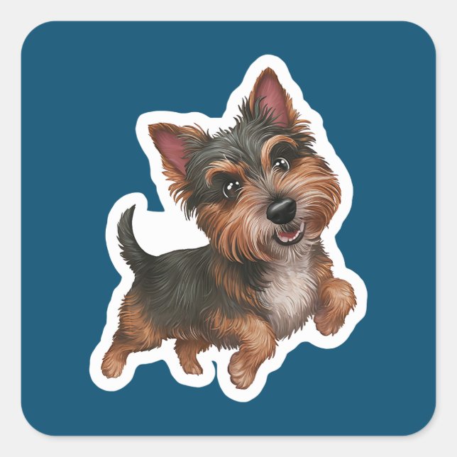 Cairn Terrier  Square Sticker (Front)