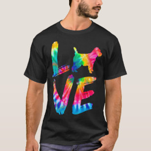 Cairn Terrier Tie Dye Love Dog Mum Dad T-Shirt