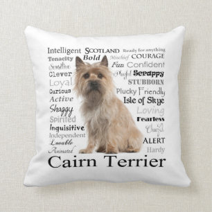 Cairn Terrier Traits Pillow