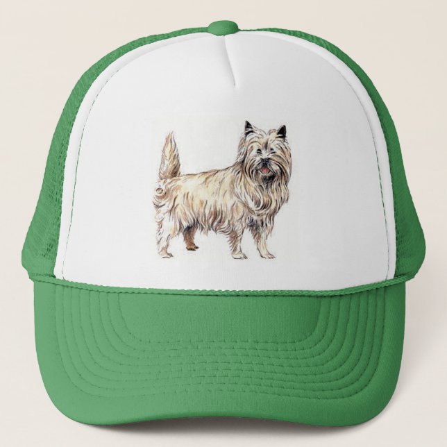 Cairn Terrier Trucker Hat (Front)
