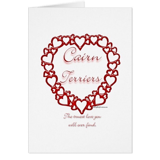 Cairn Terrier True Love (Front)