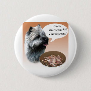 Cairn Terrier Turkey 6 Cm Round Badge
