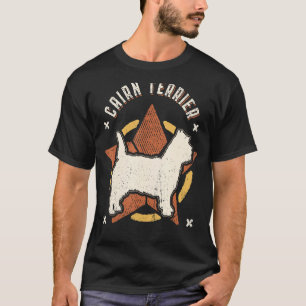 Cairn Terrier Vintage Retro Classic Dog T-Shirt