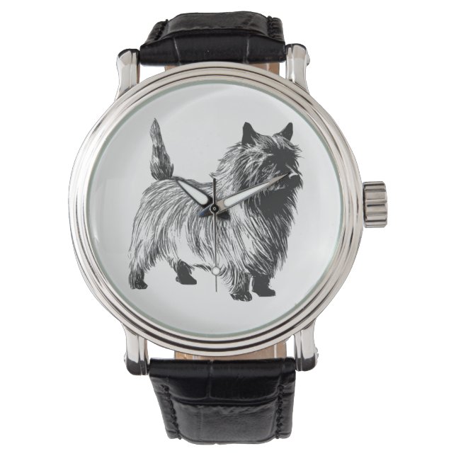 Cairn Terrier - Vintage Watch (Front)