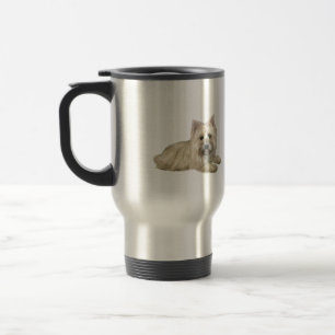 Cairn Terrier (Wheaten) - lying down Travel Mug