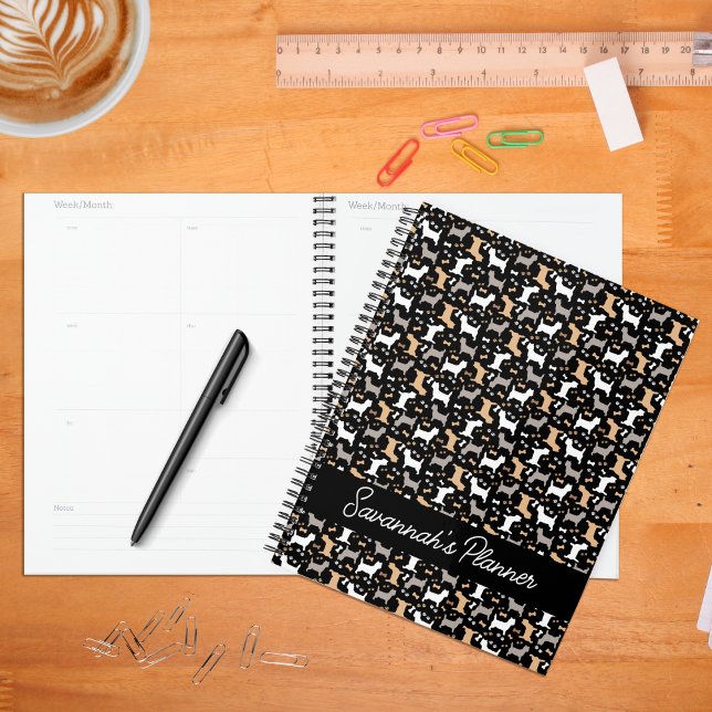 Cairn Terriers Carin Terrier Dog Weekly Monthly Planner (Cairn Terriers Personalized Planner)