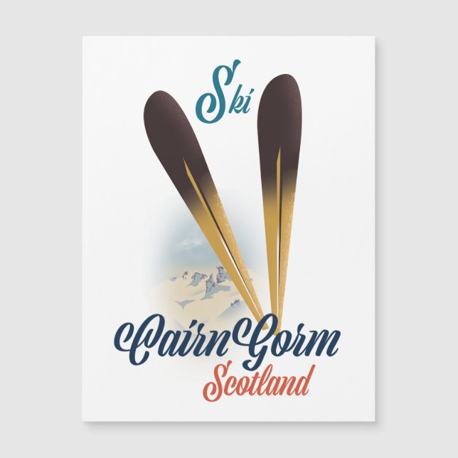 CairnGorm Scotland Ski poster (Front)