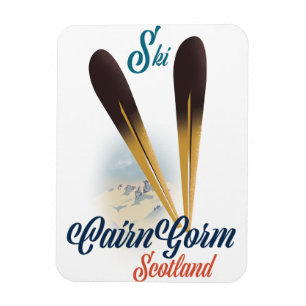 CairnGorm Scotland Ski poster Magnet