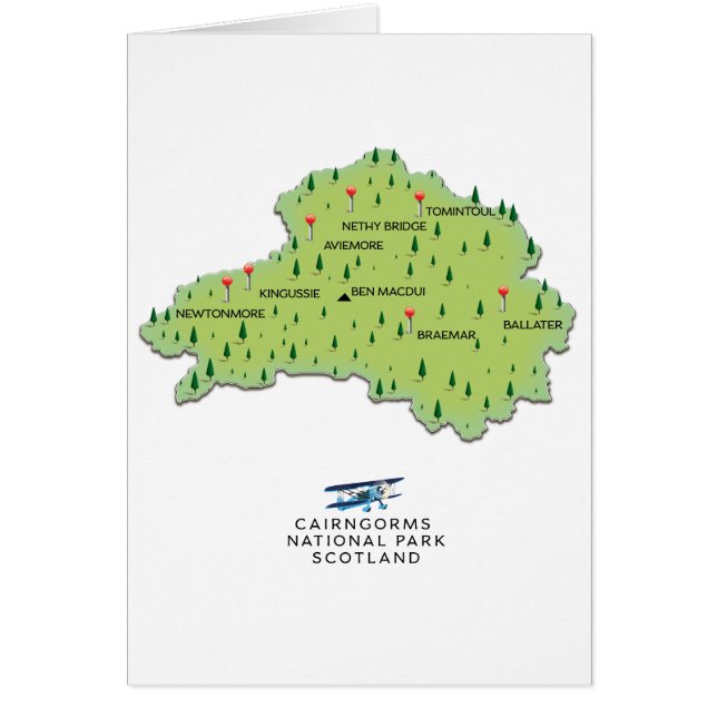 Cairngorms National Park map (Front)