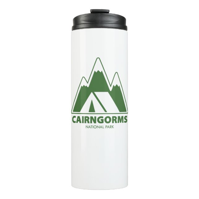 Cairngorms National Park Mountains Camping Thermal Tumbler (Front)