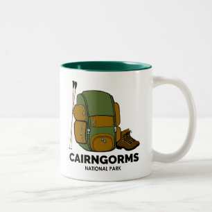 Cairngorms National Park Scotland Backpack Two-Tone Coffee Mug