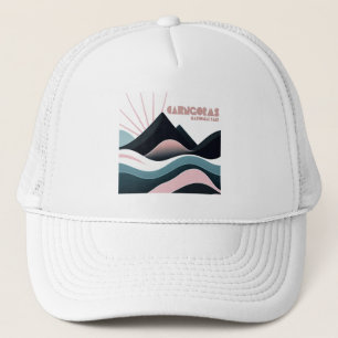 Cairngorms National Park Scotland Coloured Hills Trucker Hat
