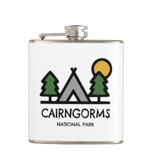 Cairngorms National Park Scotland Hip Flask