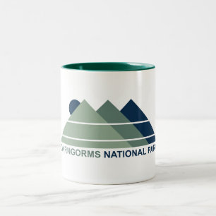 Cairngorms National Park Scotland Mountain Sun Two-Tone Coffee Mug