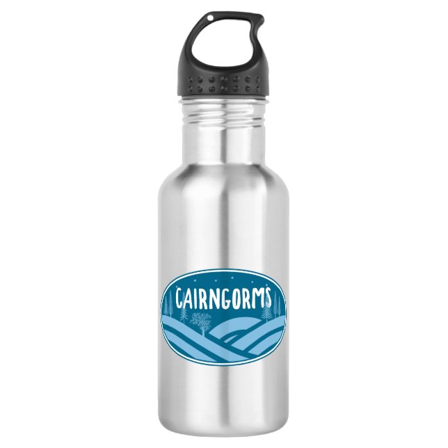 Cairngorms National Park Scotland Outdoors 532 Ml Water Bottle (Front)