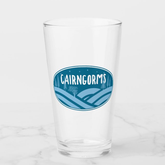 Cairngorms National Park Scotland Outdoors Glass (Front)