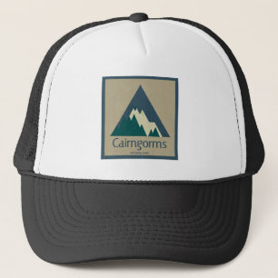 Cairngorms National Park Scotland Rustic Trucker Hat