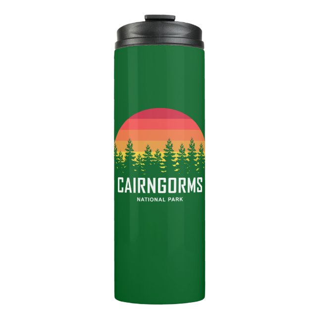 Cairngorms National Park Scotland Thermal Tumbler (Front)