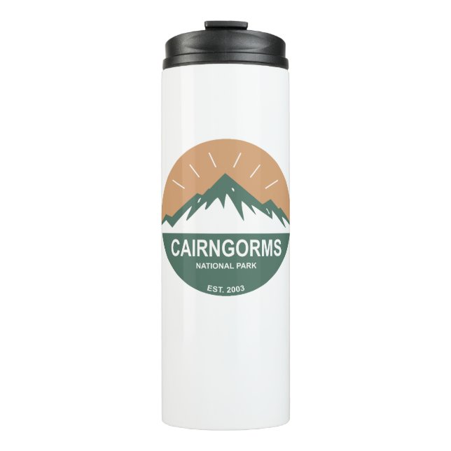 Cairngorms National Park Scotland Thermal Tumbler (Front)
