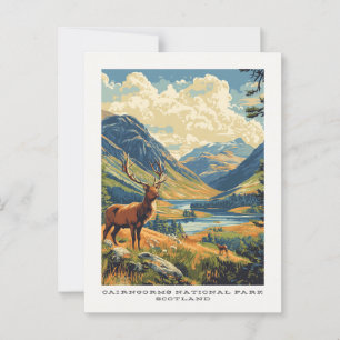 Cairngorms National Park Scotland Travel Postcard