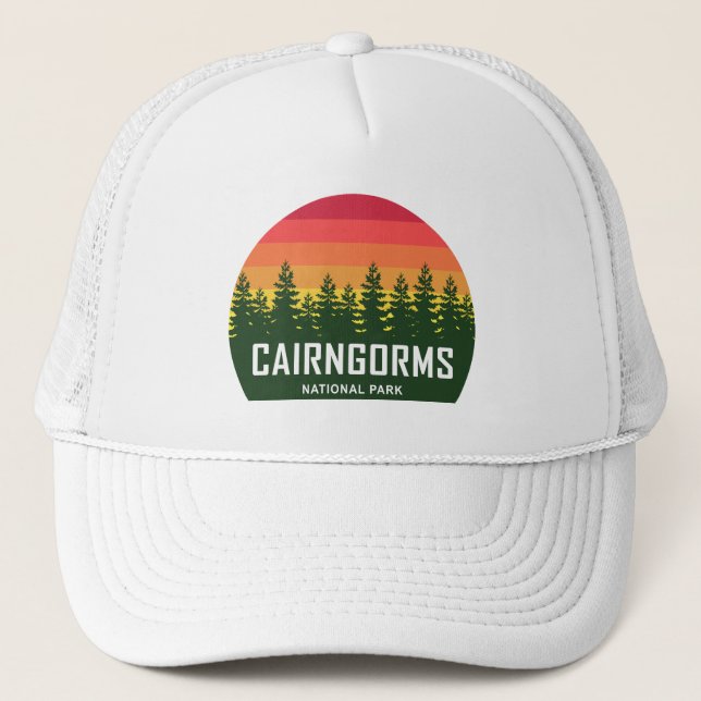 Cairngorms National Park Scotland Trucker Hat (Front)