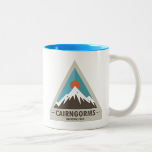 Cairngorms National Park Scotland Two-Tone Coffee Mug