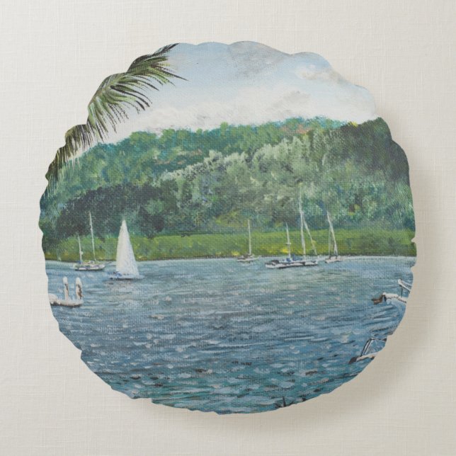Cairns Australia. 1998 Round Cushion (Front)