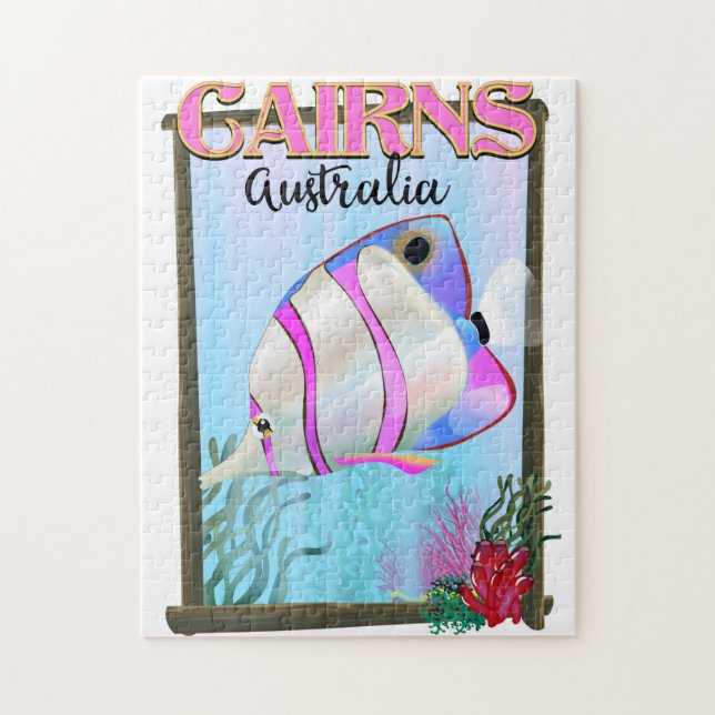 Cairns Australia Holiday poster Jigsaw Puzzle (Vertical)