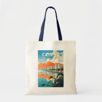 Cairns Australia Travel Art Vintage
