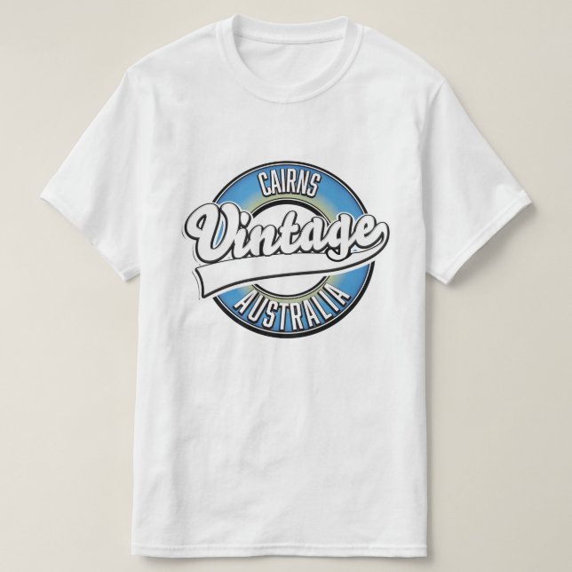 Cairns Australia vintage logo. T-Shirt (Design Front)