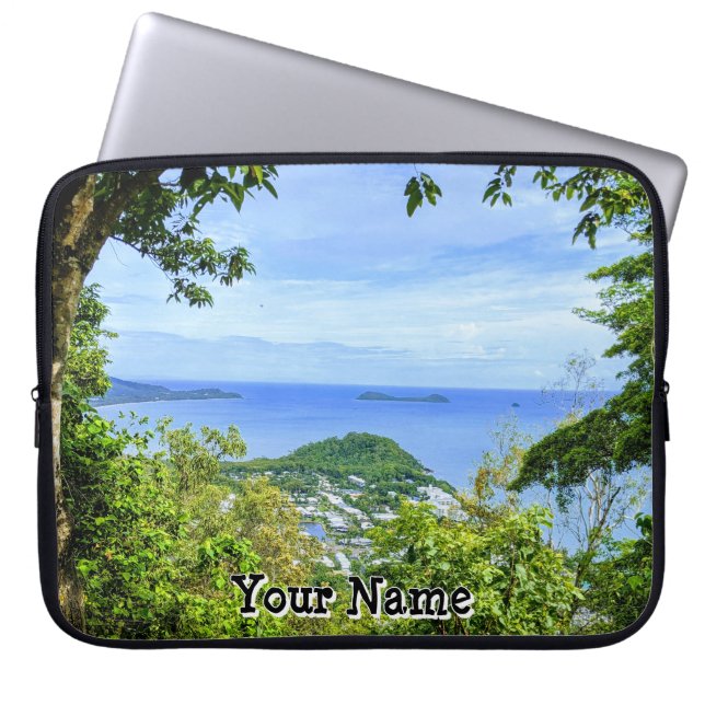 Cairns beach laptop sleeve (Front)