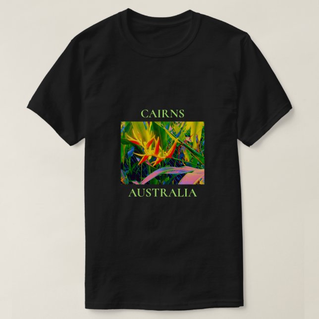 Cairns tropical Queensland Australia travel T-Shirt (Design Front)