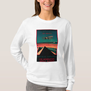 Cairo - Bagdad - Karachi Air Vintage Poster T-Shirt
