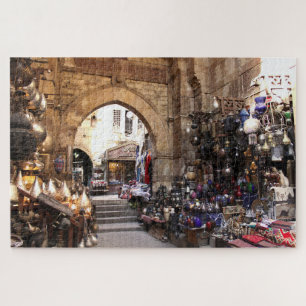 Cairo Bazaar, Egypt Jigsaw Puzzle 1014 pc.