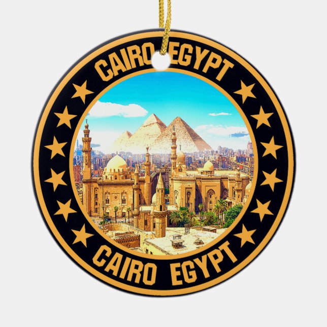 Cairo                                              ceramic tree decoration (Front)