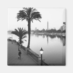 Cairo Egypt, Along the Nile River Magnet